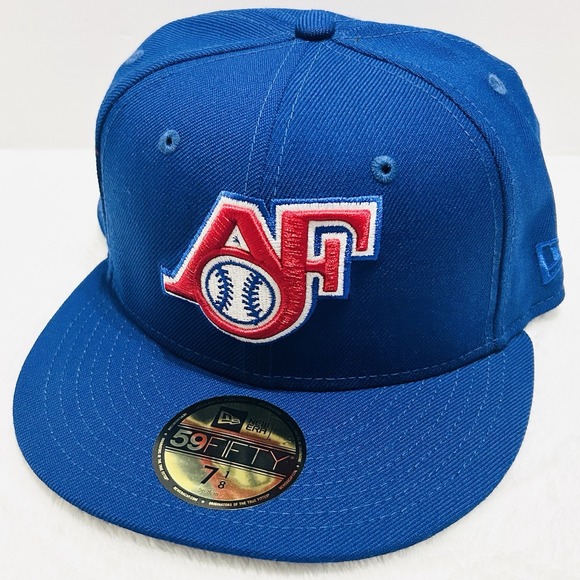 New Era Other - New Era Appleton Foxes Team Logo MiLB 59FIFTY Fitted Hat Cap 7 1/8 Blue Baseball